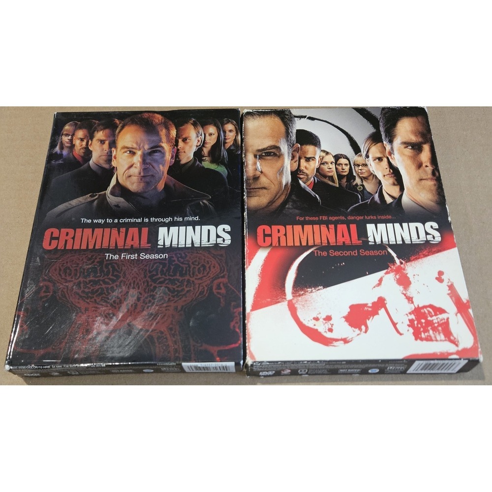 Criminal Minds Seasons 1‎ & 2 DVD Lot Complete First Second Season Bundle